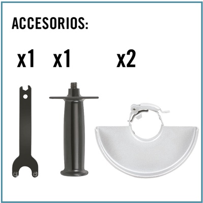 Amoladora Angular Pro Xf860 Ø125 mm 860w Amoladora Angular Pro Xf860 Ø125 mm 860w